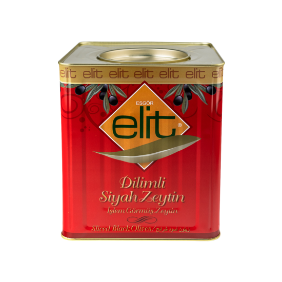 ELİT SİYAH ZEYTİN DİLİMLİ 8 KG 