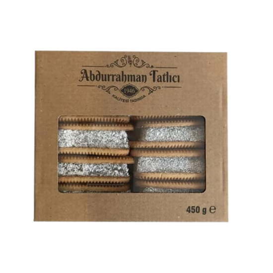 A.TATLICI LOKUM BİSKÜVİLİ 450 GR  A.TATLICI LOKUM BİSKÜVİLİ 450 GR