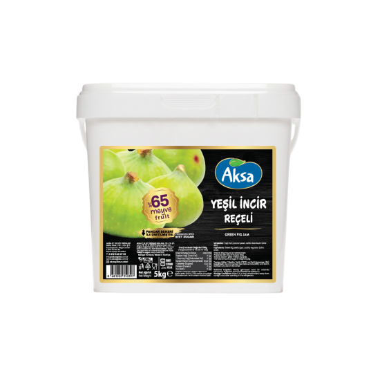 AKSA REÇEL YEŞİL İNCİR (ŞEKERLEME) 5 KG
