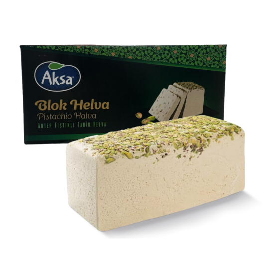 AKSA HELVA ANTEP FISTIKLI BLOK 5 KG  AKSA HELVA ANTEP FISTIKLI BLOK 5 KG