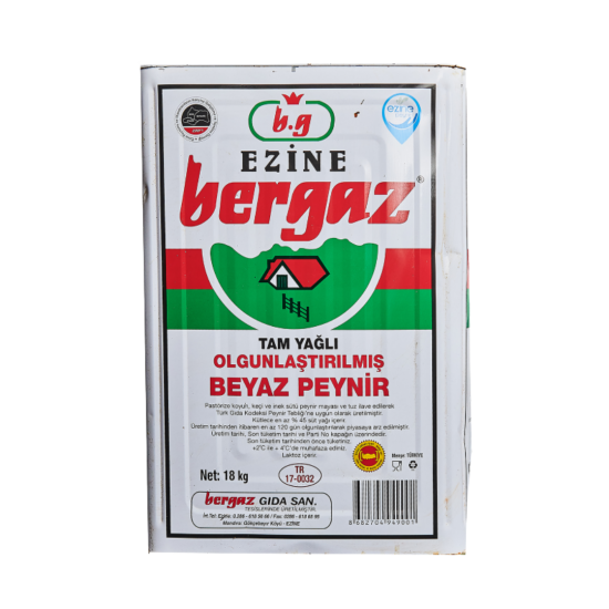 BERGAZ BEYAZ PEYNİR KOYUN EZİNE 18 KG