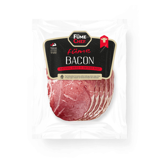 FÜME CHEF DİLİMLİ FÜME BACON 100 GR 
