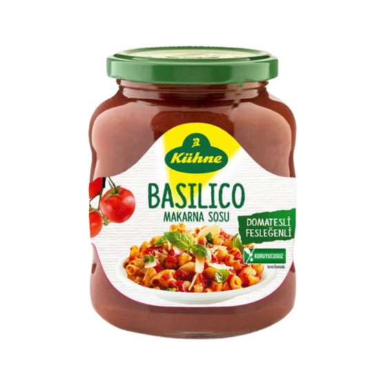 KÜHNE MAKARNA SOS BASILICO CAM 370 ML  KÜHNE MAKARNA SOS BASILICO CAM 370 ML