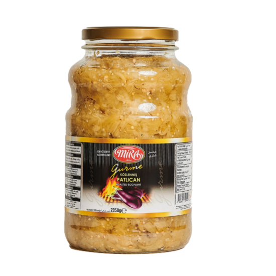 MİRA KÖZLENMİŞ PATLICAN CAM 2650 GR  MİRA KÖZLENMİŞ PATLICAN CAM 2650 GR
