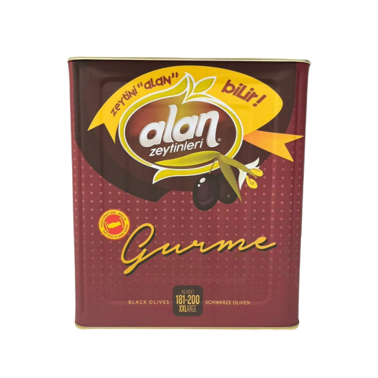 ALAN SİYAH ZEYTİN GURME (181-200 KLB) 10 KG