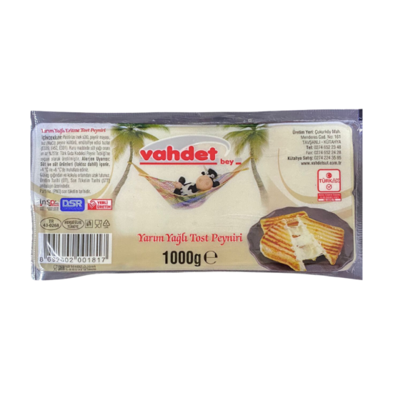 VAHDET TOST PEYNİRİ 1000 GR 