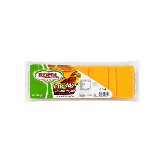 ROYAL CHEDDAR BURGER PEYNİR DİLİMLİ 1000 GR 