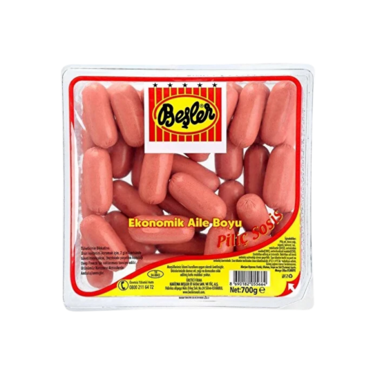 BEŞLER SOSİS PİLİÇ KOKTEYL EKO 700 GR 