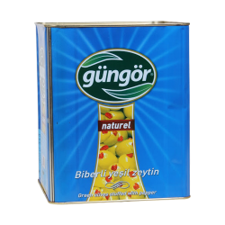 GÜNGÖR YEŞİL ZEYTİN BİBERLİ 200-230 CLB 10 KG  GÜNGÖR YEŞİL ZEYTİN BİBERLİ 200-230 CLB 10 KG