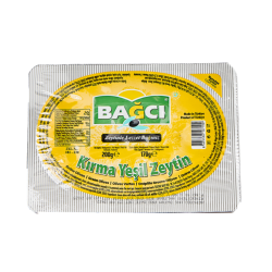 BAĞCI YEŞİL ZEYTİN KIRMA PAKET 200 GR  BAĞCI YEŞİL ZEYTİN KIRMA PAKET 200 GR