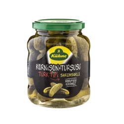 KÜHNE TURŞU KORNİŞON TÜRK TİPİ CAM 350 ML  KÜHNE TURŞU KORNİŞON TÜRK TİPİ CAM 350 ML