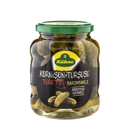 KÜHNE TURŞU KORNİŞON TÜRK TİPİ CAM 350 ML 