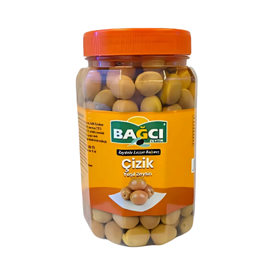 BAĞCI YEŞİL ZEYTİN ÇİZİK 700 GR 