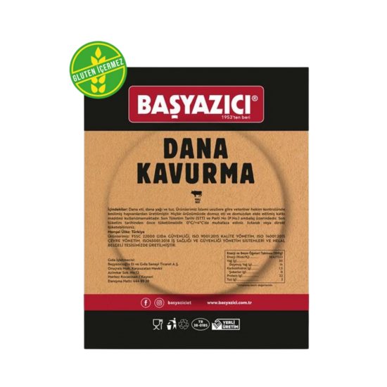 BAŞYAZICI KAVURMA DANA DİLİMLİ 100 GR  BAŞYAZICI KAVURMA DANA DİLİMLİ 100 GR