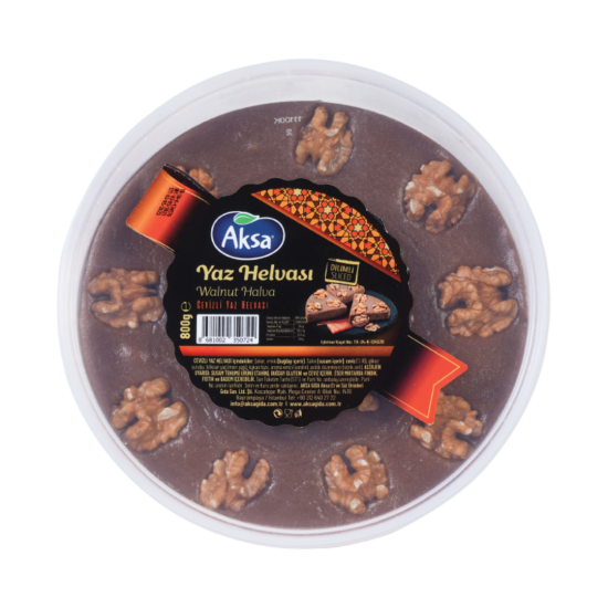 AKSA HELVA CEVİZLİ YAZ 800 GR 