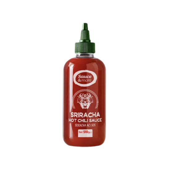 SAUCE&MORE SRİRACHA ACI BİBER SOSU 510G 