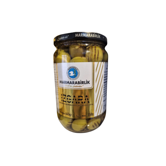 MARMARABİRLİK IZGARA YEŞİL ZEYTİN CAM 350 GR