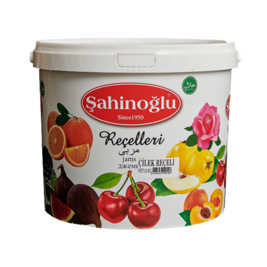 ŞAHİNOĞLU REÇEL ÇİLEK DÖKME 12 KG