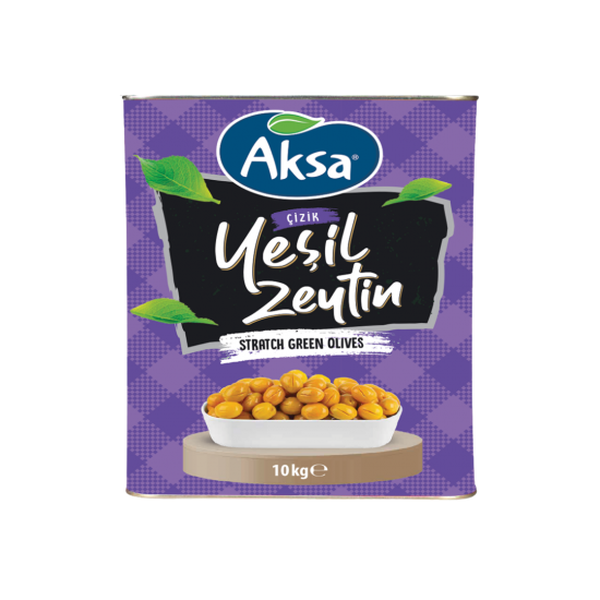 AKSA YEŞİL ZEYTİN  ÇİZİK (201-230) 10 KG