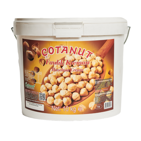 ÇOTANUT FINDIK EZMESİ BEYAZ RENK KOVA 10 KG  ÇOTANUT FINDIK EZMESİ BEYAZ RENK KOVA 10 KG