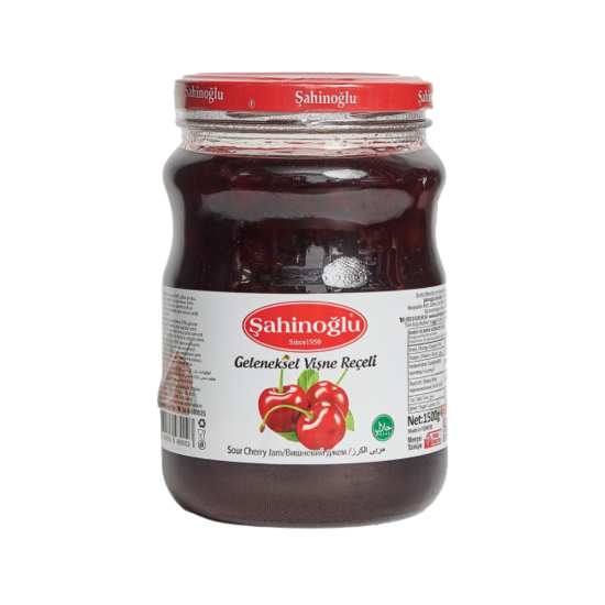 ŞAHİNOĞLU REÇEL VİŞNE CAM  1500 GR 