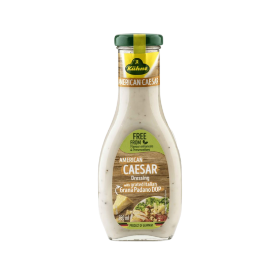 KÜHNE SALATA SOS AMERİKAN SEZAR CAM 250 ML  KÜHNE SALATA SOS AMERİKAN SEZAR CAM 250 ML