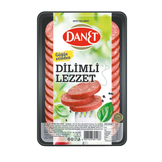 DANET SUCUK PİLİÇ DİLİMLİ 250 GR 