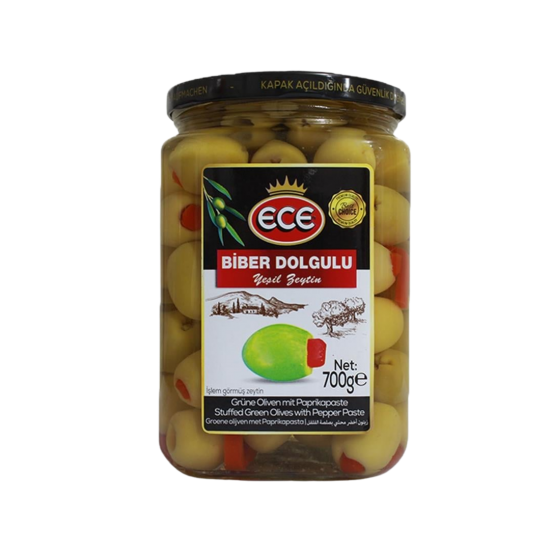 ECE YEŞİL ZEYTİN BİBERLİ 700 GR 