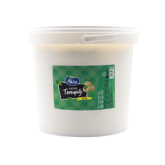 AKSA TEREYAĞI TUZSUZ KOVA 9 KG