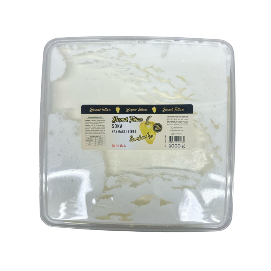 BOŞNAK SOKA KAYMAKLI BİBER 4000 GR