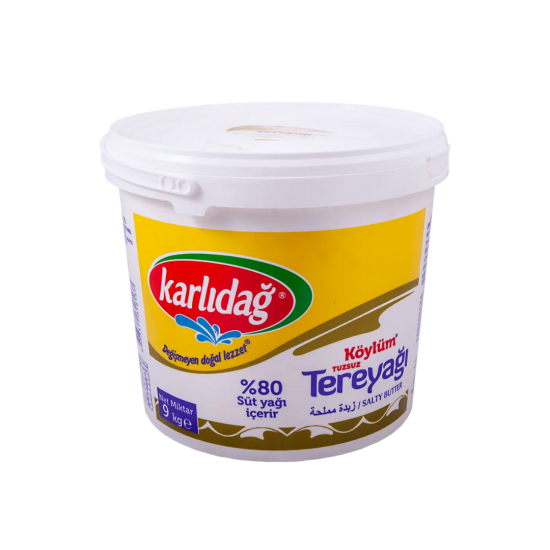 KARLIDAĞ TEREYAĞI KÖYLÜM TUZSUZ 8 KG