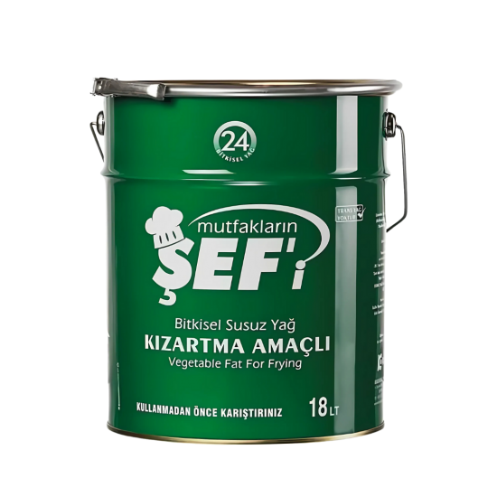 ŞEF KIZARTMA YAĞI 18 LT  ŞEF KIZARTMA YAĞI 18 LT