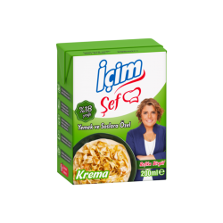 ÜLKER ŞEF KREMA YARIM YAĞLI 200 ML  ÜLKER ŞEF KREMA YARIM YAĞLI 200 ML