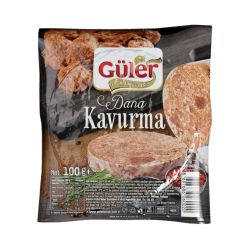 GÜLER DANA KAVURMA DİLİMLİ 100 GR  GÜLER DANA KAVURMA DİLİMLİ 100 GR