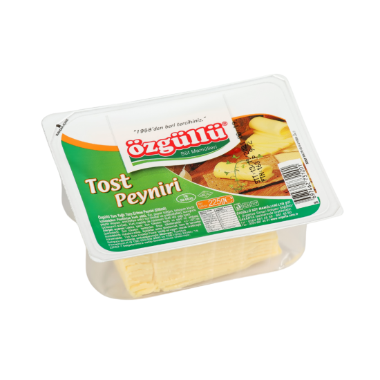 ÖZGÜLLÜ TAZE KAŞAR PEYNİR DİLİMLİ 225 GR  ÖZGÜLLÜ TAZE KAŞAR PEYNİR DİLİMLİ 225 GR