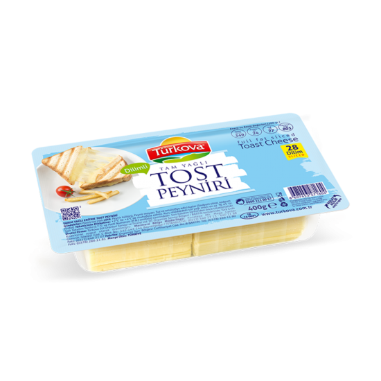 TÜRKOVA TOST PEYNİRİ DİLİMLİ 400 GR 