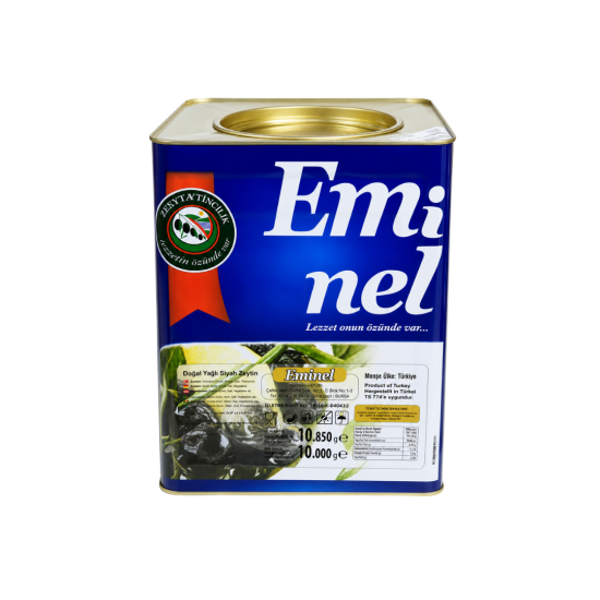 EMİNEL SİYAH ZEYTİN 231-260 YAĞLI SELE 10 KG