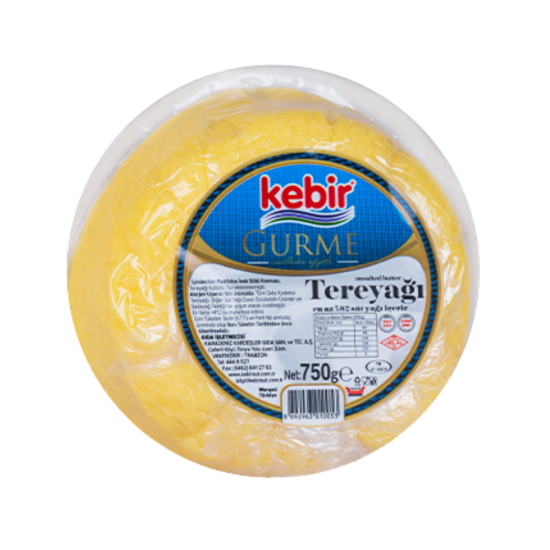 KEBİR TEREYAĞ TUZSUZ 750 GR 