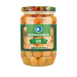 MARMARA BİRLİK  YEŞİL ZEYTİN ÇİZİK 400 GR  MARMARA BİRLİK  YEŞİL ZEYTİN ÇİZİK 400 GR