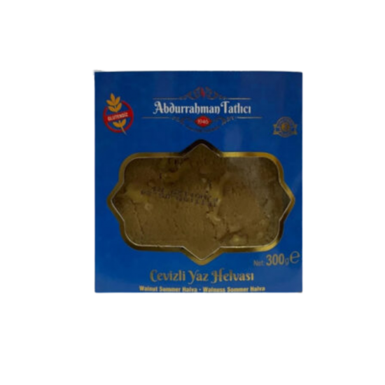 A.TATLICI HELVA CEVİZLİ GLUTENSİZ 300 GR  A.TATLICI HELVA CEVİZLİ GLUTENSİZ 300 GR