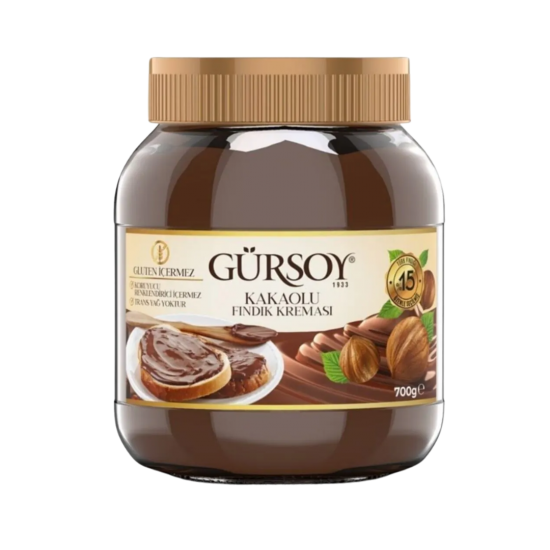 GÜRSOY KAKAOLU FINDIK KREMASI 700 GR  GÜRSOY KAKAOLU FINDIK KREMASI 700 GR