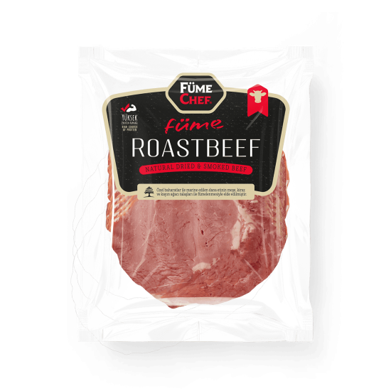 FÜME CHEF DİLİMLİ SADE ROASTBEEF 100 GR 