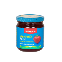 KOSKA DİYABETİK ÇİLEK REÇELİ 240 GR  KOSKA DİYABETİK ÇİLEK REÇELİ 240 GR