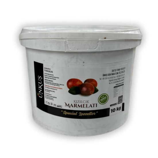 ÜNKUŞ  MARMELAT KIZILCIK DÖKME 10 KG