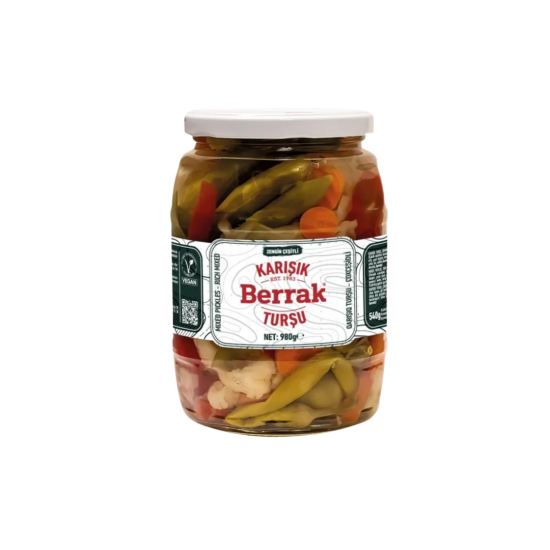 BERRAK TURŞU KARIŞIK (ZENGİN) 980 ML 