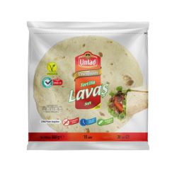 UNTAD PREMİUM TORTİLLA LAVAŞ 30 CM 900 GR  UNTAD PREMİUM TORTİLLA LAVAŞ 30 CM 900 GR