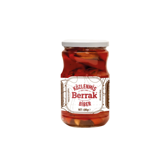 BERRAK KÖZLENMİŞ BİBER 680 ML 