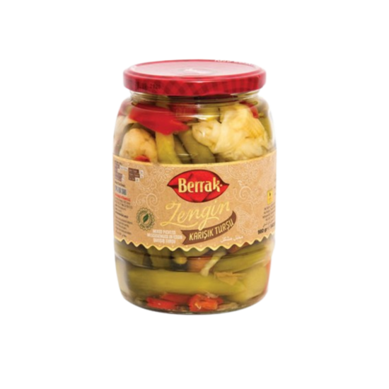 BERRAK TURŞU KARIŞIK (ZENGİN) 980 ML  BERRAK TURŞU KARIŞIK (ZENGİN) 980 ML