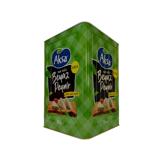 AKSA BEYAZ PEYNİR KLASİK İNEK YEŞİL RENK 18 KG