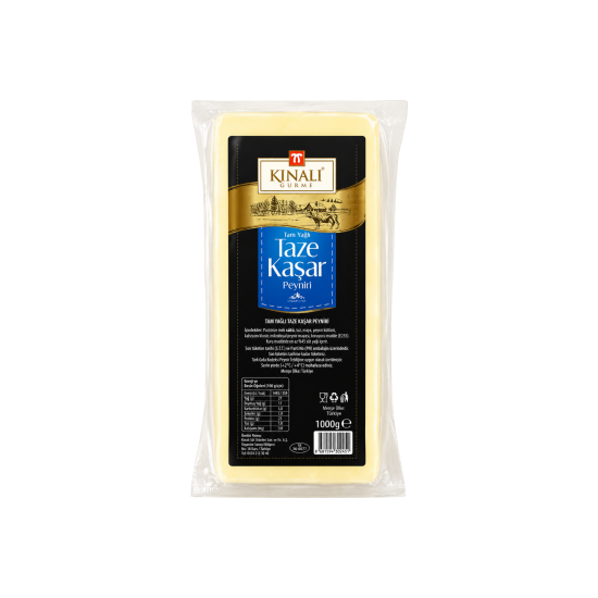 KINALI TAZE KAŞAR PEYNİRİ 1000 GR 